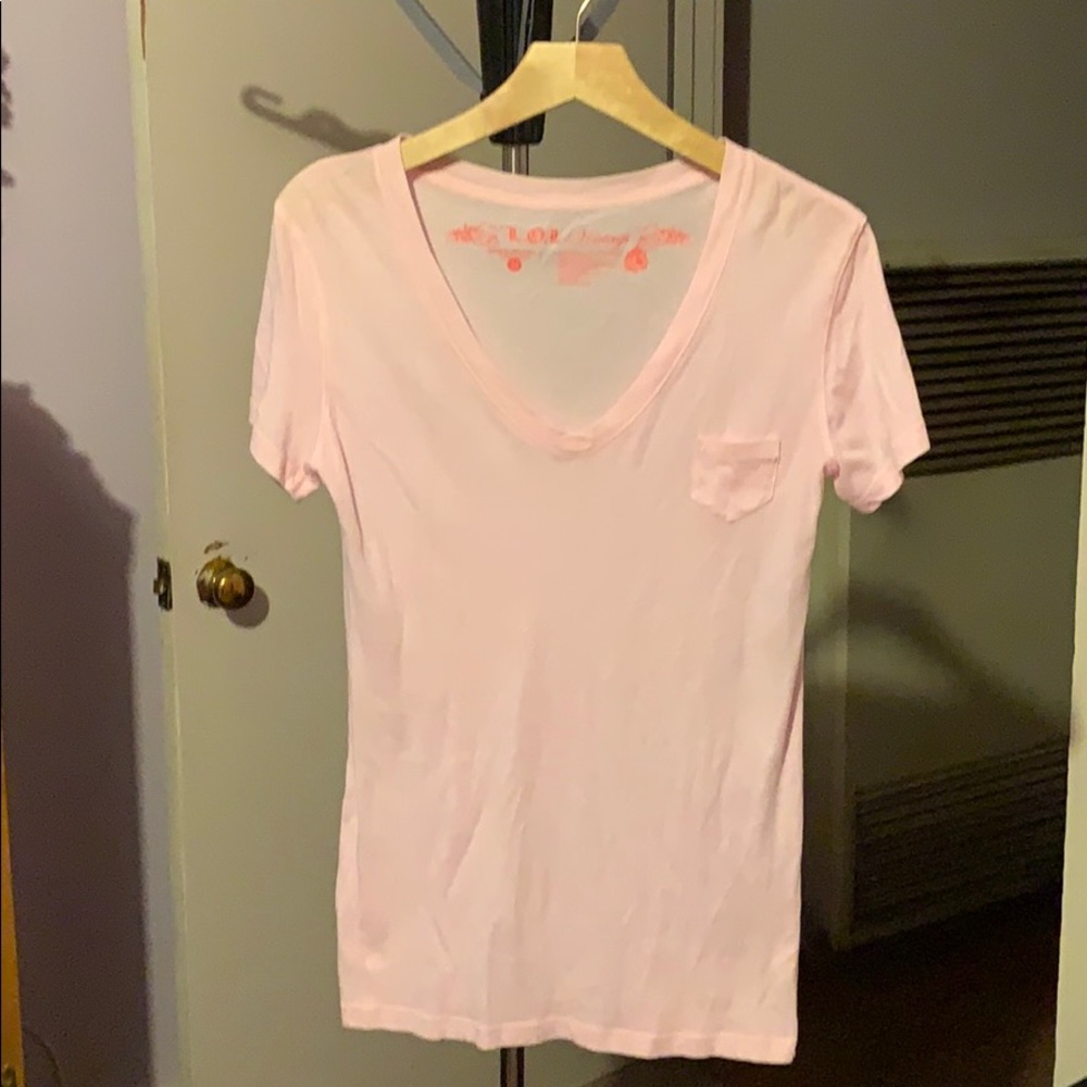 L.O.L. Vintage pocket tee in pink
